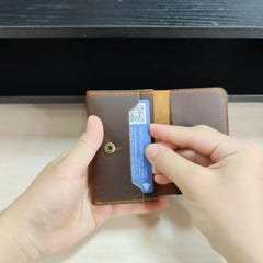 Genuine Leather Wallets Coin Purses Cowhide Purse Headphone Holder Portable Data Cable Headphone Storage Bag Case Card Holder