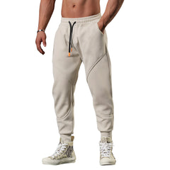 2028 New Men's sports casual trousers winter loose thick outdoor running cuff sweatpants gym American basketball training pants