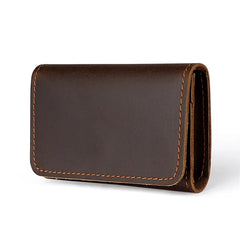 Genuine Leather Wallets Coin Purses Cowhide Purse Headphone Holder Portable Data Cable Headphone Storage Bag Case Card Holder