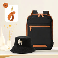 High-Quality USB Rechargeable Backpack Men's Waterproof Bag Large Laptop Backpack Unisex School Bag Youth Backpack