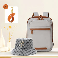 High-Quality USB Rechargeable Backpack Men's Waterproof Bag Large Laptop Backpack Unisex School Bag Youth Backpack