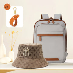 High-Quality USB Rechargeable Backpack Men's Waterproof Bag Large Laptop Backpack Unisex School Bag Youth Backpack