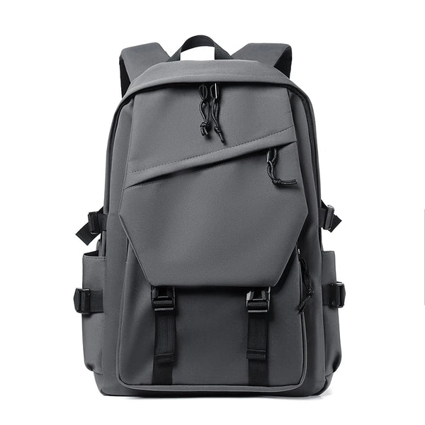 Simple solid color backpack,  travel backpack, plenty of storage space, very suitable for commuting, school, work and going out.